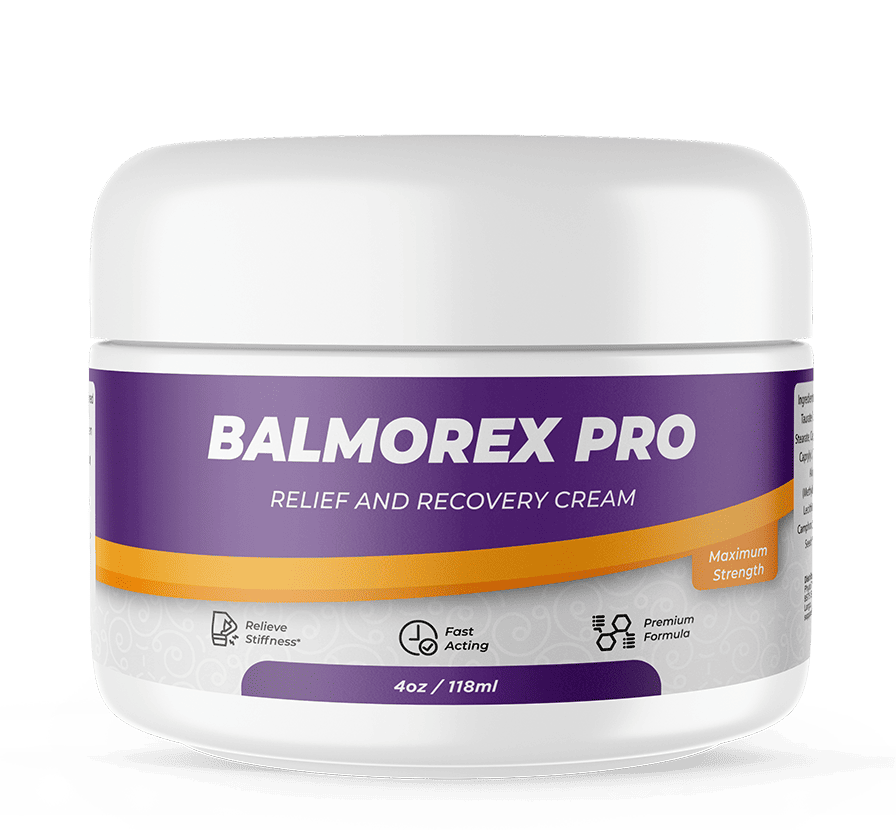Balmorex Pro jars of relief and recovery cream